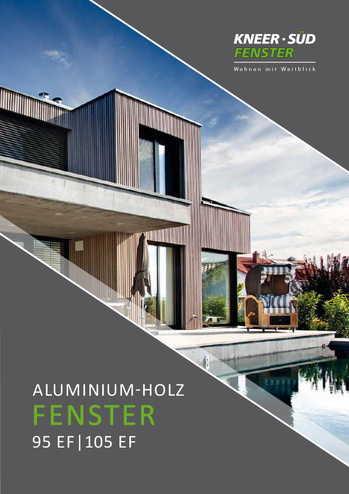 Katalogtitel Aluminium-Holz Fenster von Kneer Südfenster