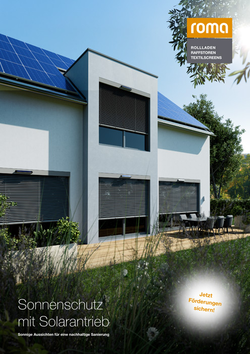 Roma Solarantrieb für Rollläden